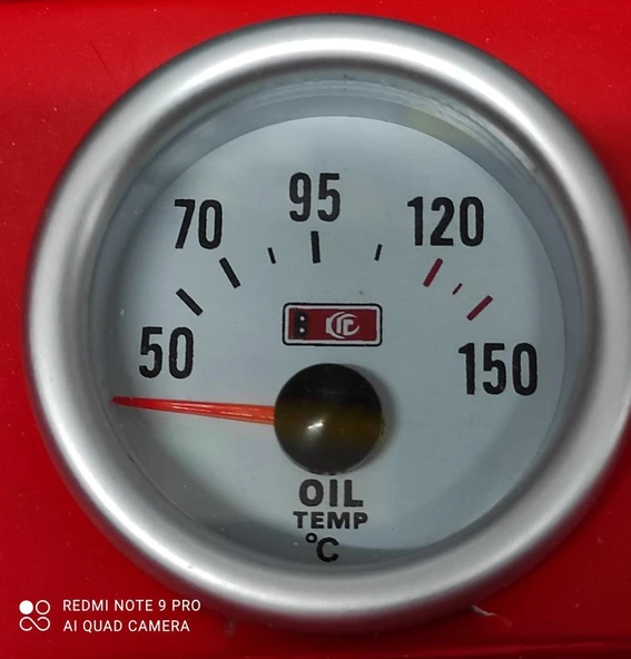 Yağ Sıcaklık Hararet Göstergesi Saati Oil Temp ürün görseli 1