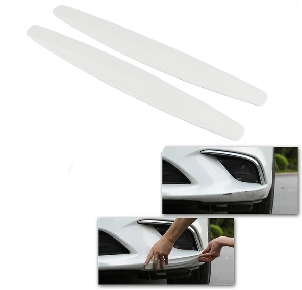 Tampon Koruma Bandı Beyaz Tampon Koruyucu Şerit Yumuşak Bant 2 li Paket ürün görseli 1