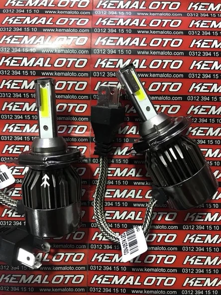 Oscar H4 Led Xenon Cob Led Şimşek Etkili Led Xenon ürün görseli 1