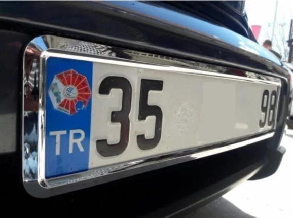 2 Adet Nikelajlı Plakalık  Yeni Nesil Krom Plakalık 1 Takım 2 Adet ürün görseli 1