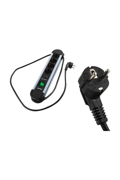 S-LINK Swapp SPGKS03 1.5 Metre 3Lü Akım Korumalı Priz ürün görseli 1