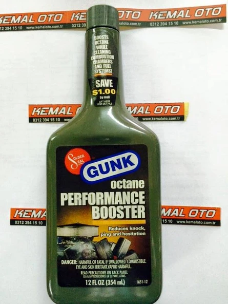 Gunk Benzin Oktan Artırıcı Performans Artırıcı ürün görseli 1