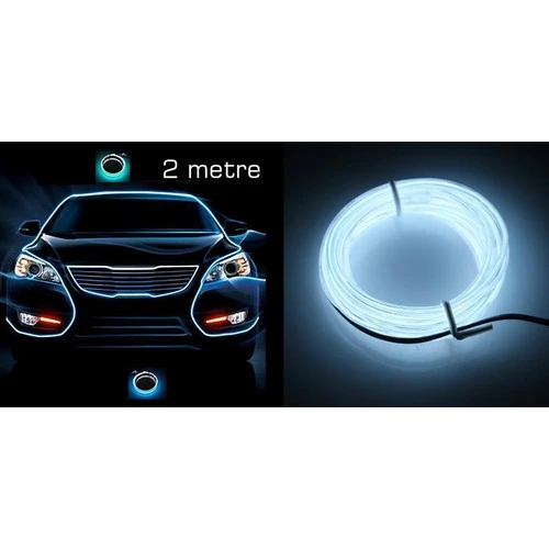 Flexible Beyaz Tube Neon Kablo 2 Metre 378814 ürün görseli 1