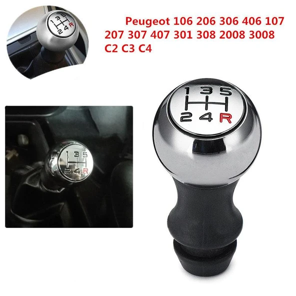 Peugeot 106 206 207 306 307 406 407 için Vites Topuzu Metal Gövde ürün görseli 1