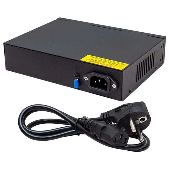 Powermaster POE4+2 72W 10/100 MBPS Poe Ethernet Switch - Resim 2