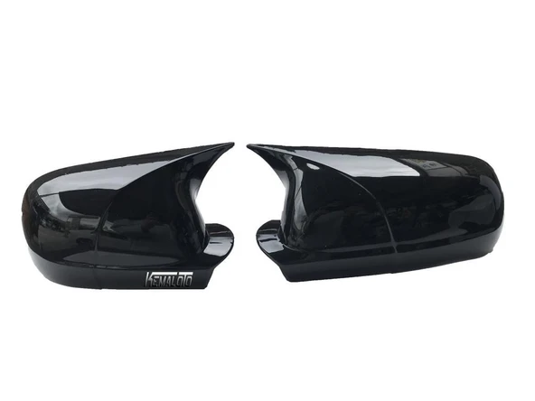 Volkswagen Bora Batman Yarasa Ayna Kapağı 1998 - 2006 Piano Black Sağ Sol 2 Adet ürün görseli 1