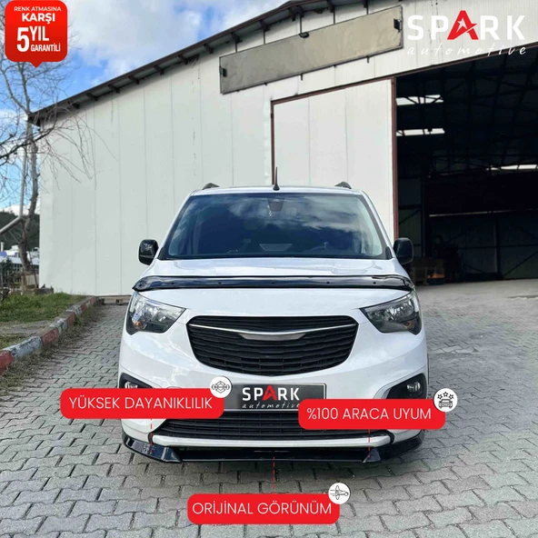 Opel Combo E 2018 Yılı Ve Sonrası Ön Tampon Lip - Resim 2