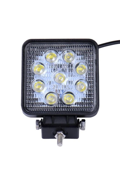 9 Ledli Projektör Led li Sis Far İş Makinası ve Araçlar Off Road Gündüz Farı Çalışma Lambası ürün görseli 1