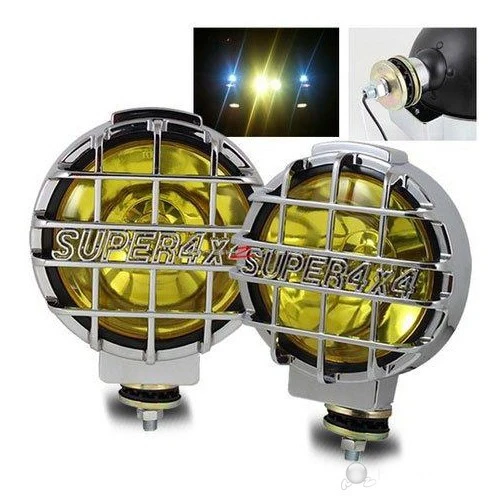 Off Road Sarı Yuvarlak 4x4 Sis Lambası 12V ürün görseli 1