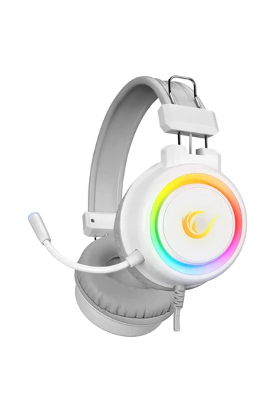 Rampage Sn-r10 Alquıst Beyaz Rgb 3,5mm Mikrofonlu Oyuncu Kulaklık ürün görseli 1
