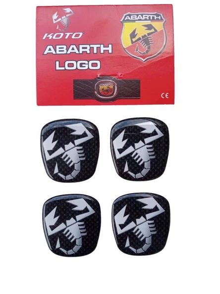 Abarth Logo Jant Göbeği - Resim 4