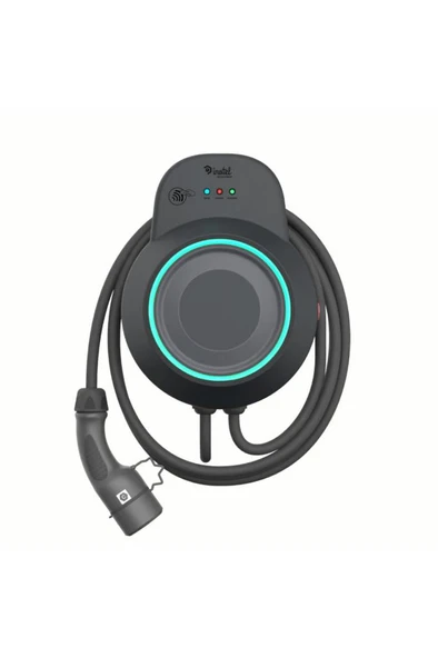 İnotel Elektrikli Araç Şarj Cihazı İstasyonu 7-11-22 kW Uyumlu (Ac Şarj) Kablolu Model INOCHARGE Wifi ürün görseli 1
