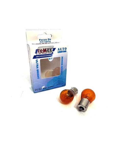 FEMEX P21W BAU15S Sinyal Aydınlatma Naturel Turuncu ürün görseli 1