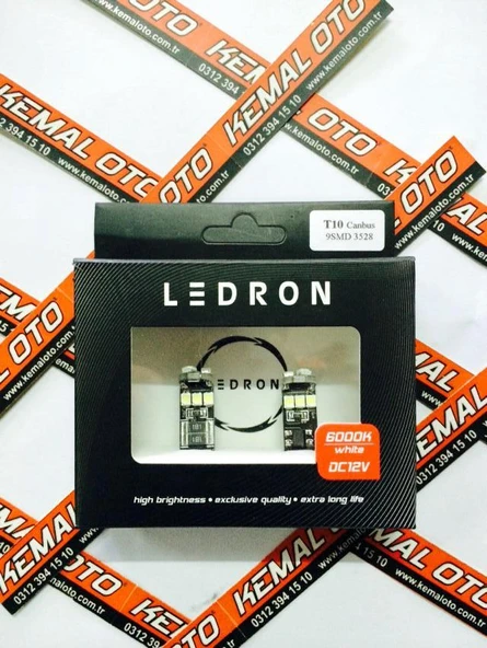 Ledron t10 Led Dipsiz Canbus Ampul ürün görseli 1