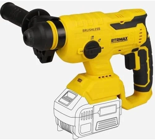 Rtrmax Elektropnömatik Kırıcı ve Delici Matkap Solo RTX2095B ürün görseli 1