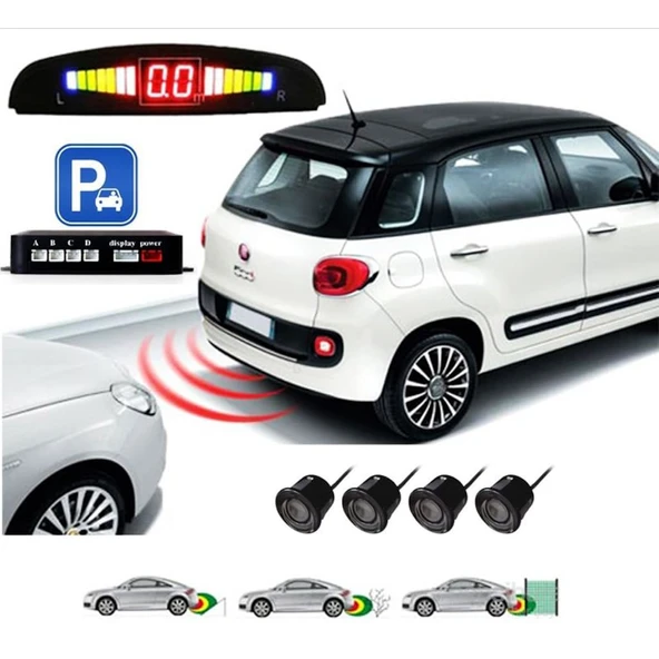 Led Ekranlı Park Sensörü Renk Seçeneği ürün görseli 1