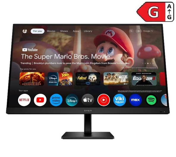 HP OMEN 31.5'' 1ms 4K 144Hz Type-C IPS (99Z68E9) ürün görseli 1