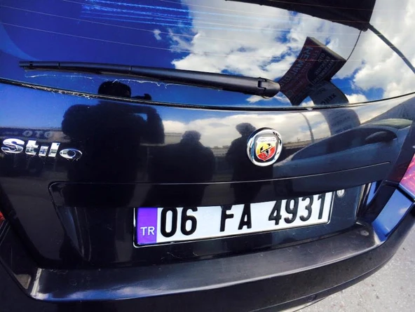 Fiat Stilo Abarth Logo Ön Arka Direksiyon - Resim 3