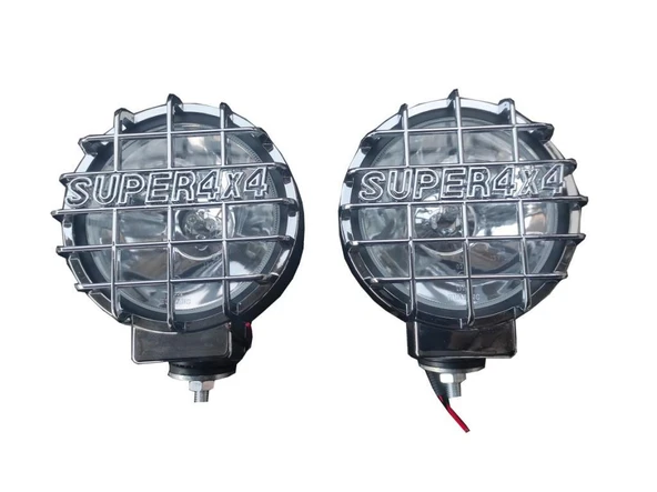 Off Road Beyaz Yuvarlak 4x4 Nikelaj Sis Lambası 2 adet 12V ürün görseli 1