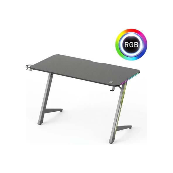 Viyero AXIS Oyuncu Masası GD-12002E-6-BLK ürün görseli 1