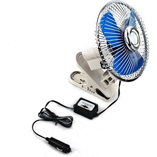 Araç İçi Vantilatör 6" Mandallı 12V ürün görseli 1