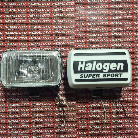 Halogen Kapaklı  Dikdörtgen Sis Lambası ürün görseli 1
