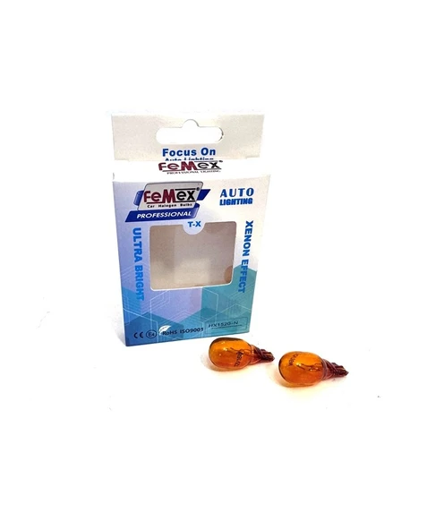 FEMEX T15 W16W Sinyal Aydınlatma Naturel Turuncu ürün görseli 1