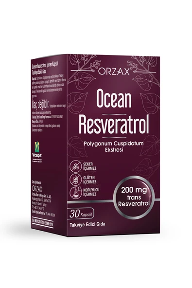 Resveratrol 200 mg 30 Kapsül ürün görseli 1
