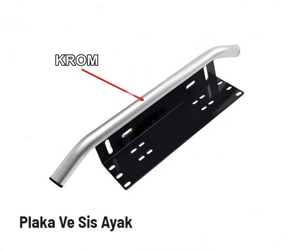 Krom Plaka Koruma Demiri Sis Ayağı 55cmx11cm ürün görseli 1