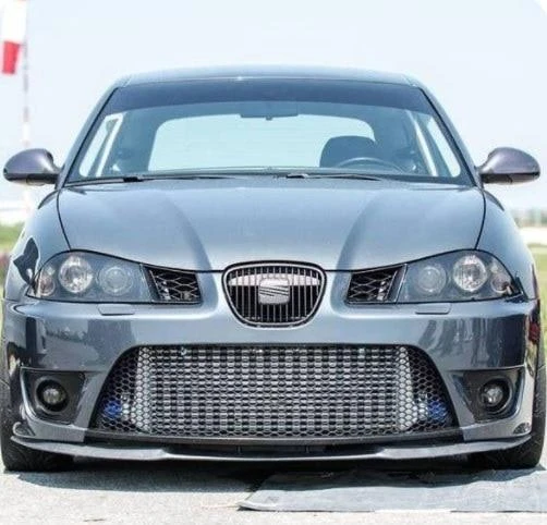 Seat İbiza MK4 uyumlu Çupra Ön Tampon Lipi Cupra Lip 3 Parça Parlak Siyah ürün görseli 1