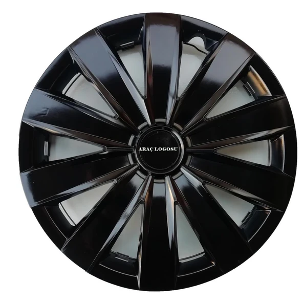 14 Jant Her Araca Uygun Jant Kapağı Esnek Kırılmaz Siyah Piano Black Jant Kapak A160 4 Adet ürün görseli 1