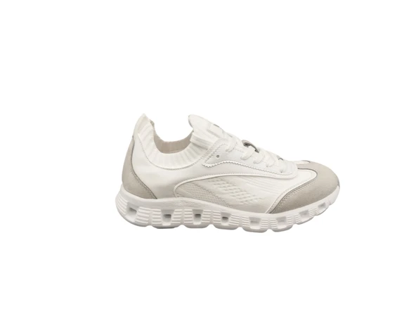 Taşçı Ayakkabı Kadın Sneaker Triko Lastikli Çorap Model Ortopedik Poli Taban Günlük Spor Ayakkabı Flet 365Z ürün görseli 1