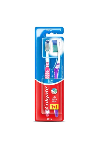 Colgate Süper Flexi Diş Fırçası 1+1 Beyaz ürün görseli 1