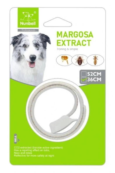 Nunbell Köpek Bit Pire Uzaklaştıcı Tasma 36cm ürün görseli 1