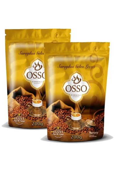 Osso Adıyaman Osmanlı Kahvesi 200 gr X 2 400 gr ürün görseli 1