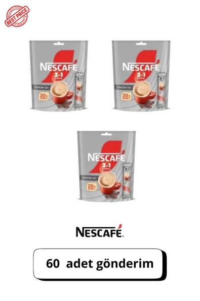 Nescafe 2'si 1 Arada 20'li X 3 Adet ürün görseli 1