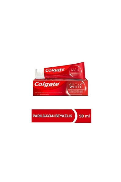 Colgate Optic White Parıldayan Beyazlık Beyazlatıcı Diş Macunu 50 ml ürün görseli 1