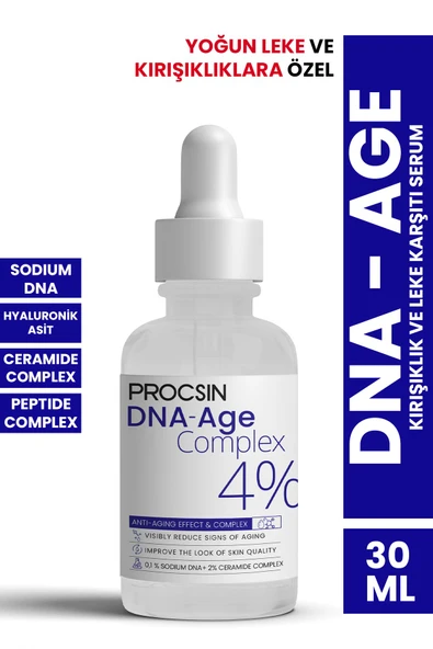 PROCSIN DNA AGE KIRIŞIKLIK VE LEKE KARŞITI SERUM 30 ML ürün görseli 1