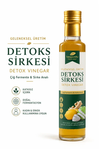 Detoks Sirkesi Beyyurdu Doğal Fermente Metabolizma Destekleyici Sirke ürün görseli 1