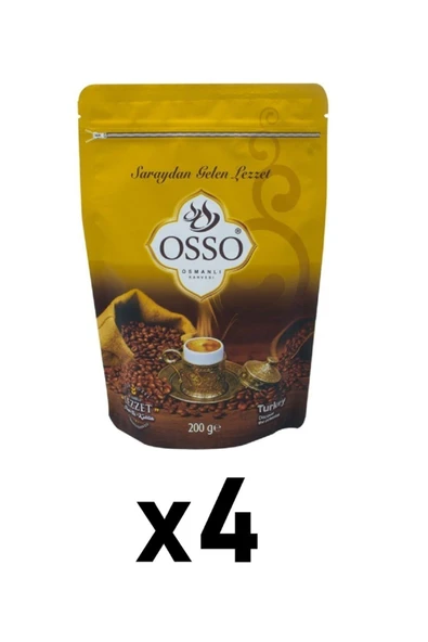 Osso Osmanlı Kahvesi 8 Karışımlı 4'lü Set 200 Gr ürün görseli 1