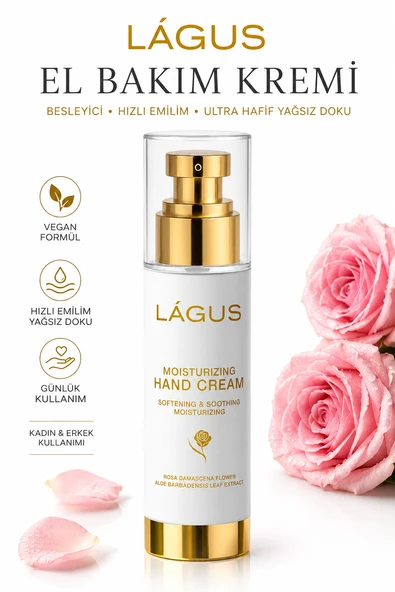 El Bakım Kremi LAGUS Besleyici Hızlı Emilim Ultra Hafif Yağsız Doku ürün görseli 1