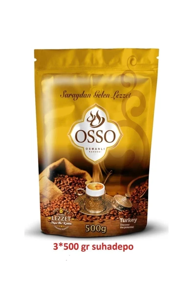 Osso Osmanlı Kahvesi 500 Gr X 3 Adet Set ürün görseli 1