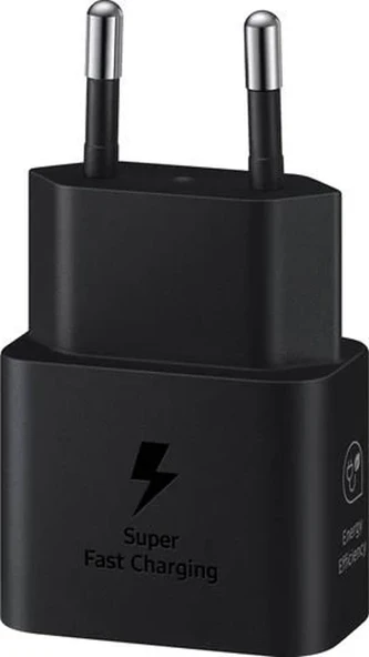 Samsung Ep-T2510N Type C Hızlı Şarj Adaptörü (25W) Siyah ürün görseli 1