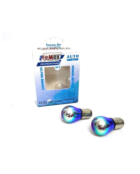 FEMEX Diadem Kırmızı Çift Duy P21W BAY15D  Stop Aydınlatma FEMEX ürün görseli 1