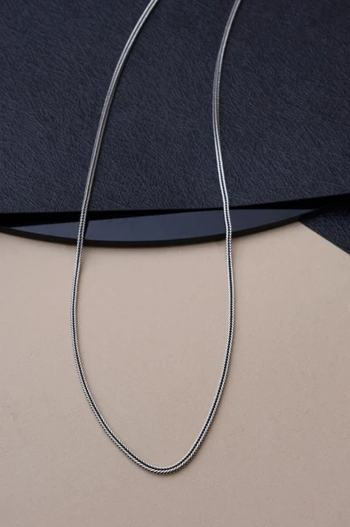 925 Ayar Gümüş Halat Zincir (Rope Chain) Erkek Kolye ürün görseli 1