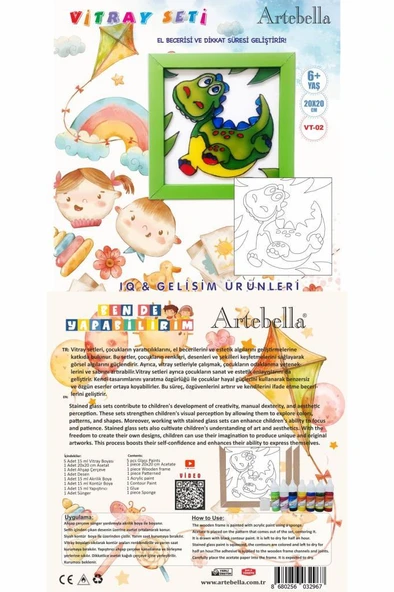 Cam Vitray Seti Unicorn VT-02 - Resim 3