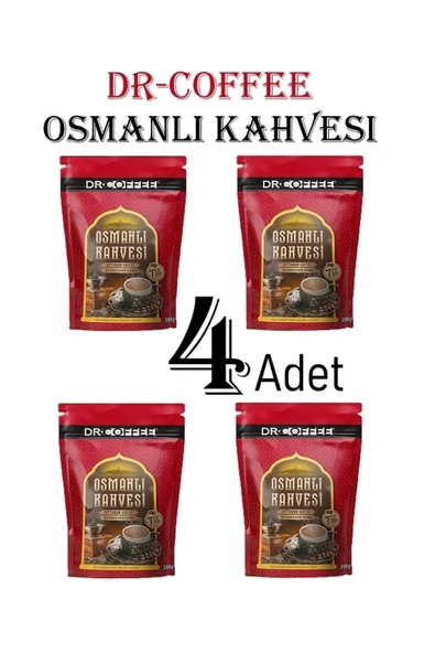 Drcoffee Dr Coffee Damla Sakızlı Osmanlı Kahvesi 200 Gr*4 Adet ürün görseli 1