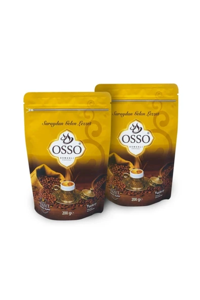 Osso 2'li Osmanlı Kahvesi 200 Gr X 2 Paket ürün görseli 1