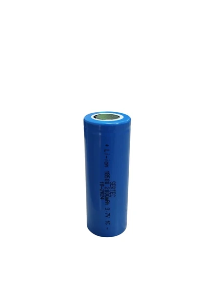 3.7V Li-ion 18500 2000 mAh 1C Şarjlı Pil ürün görseli 1