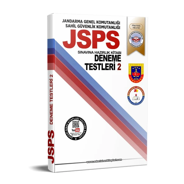 Sahil Güvenlik Komutanlığı için JSPS Sınavına Hazırlık 5 Deneme Testi ürün görseli 1